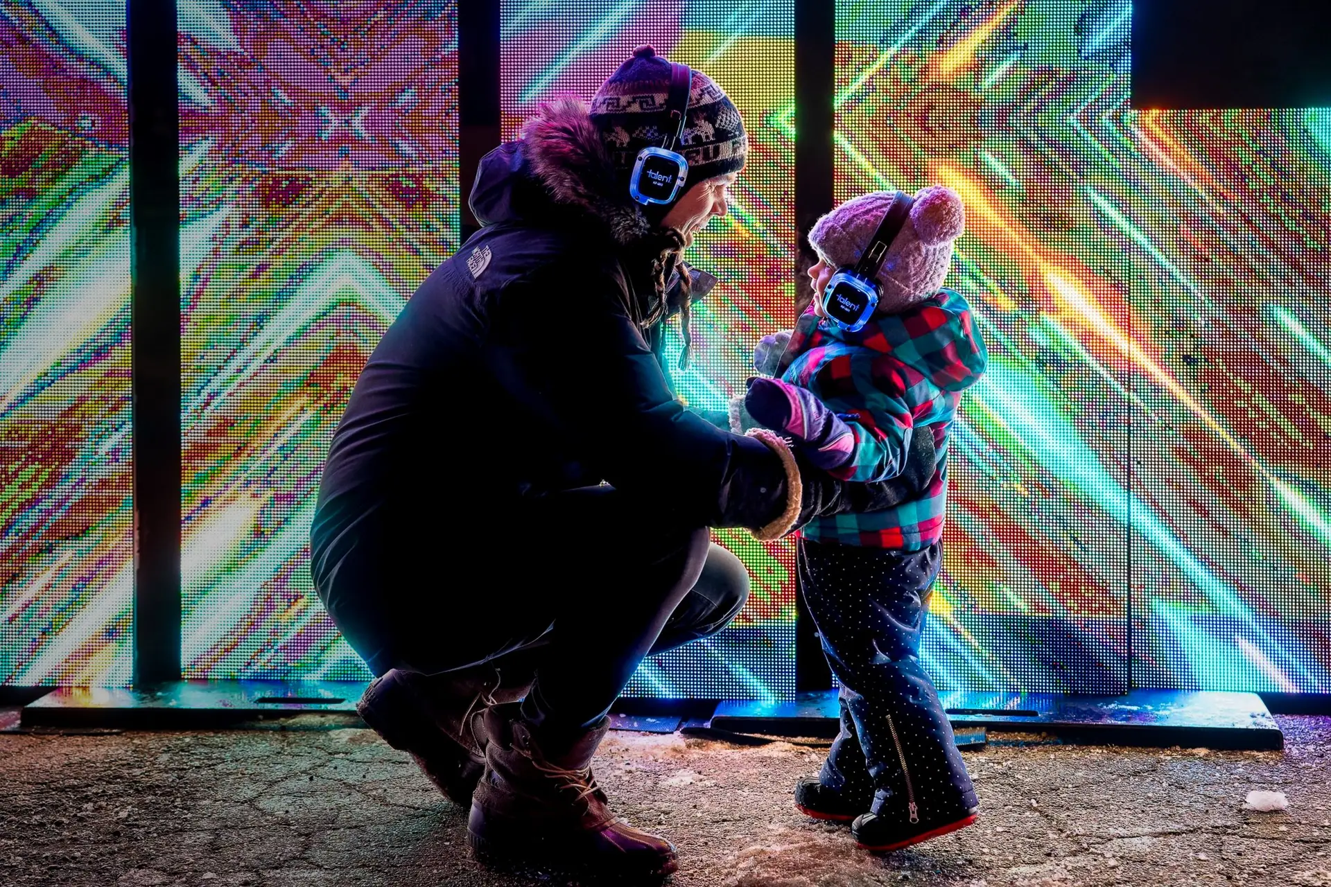 free family friendly events in grand rapids, michigan, Ice park games, food truck rally, winter events, live music, sound immersion, Michigan food trucks, winter activities, outdoor events Michigan, Michigan First Credit Union, immersive sound experience, family-friendly events, food truck festival, January 26 events Michigan